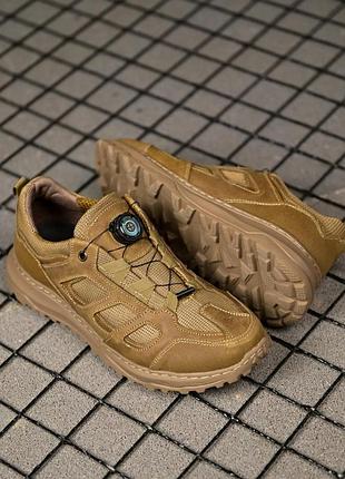 Кроссовки на автошнуровке sneakers with auto-lacing койот