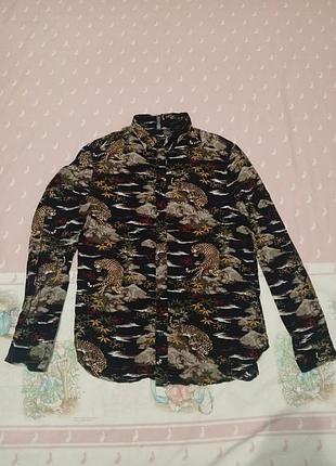 Рубашка dividend hm 100% viscose