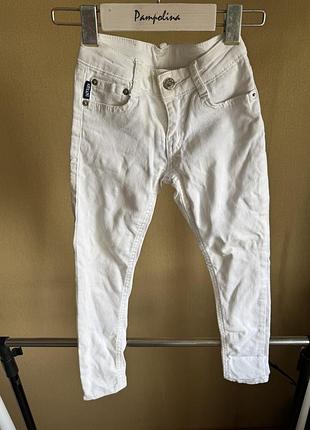 Детские белые джинсы бренда armani jeans оригинал