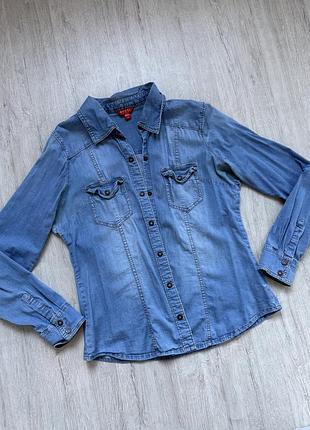 Джинсова сорочка guess s