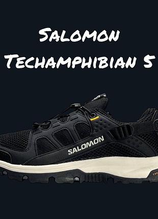 Чоловічі кросівки salomon techamphibian 5 black white