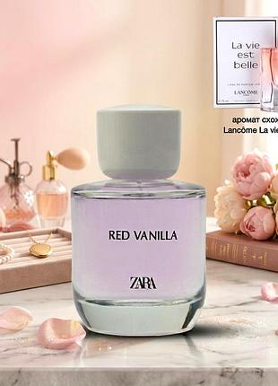 Zara парфумована вода red vanilla, 90 мл