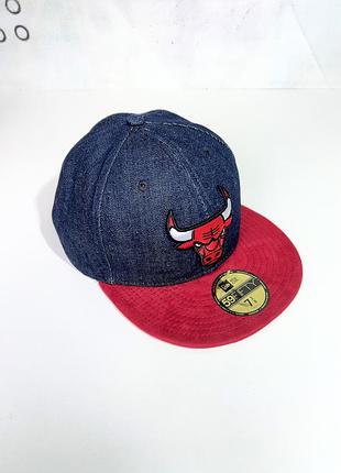 Кепка бейсболка денім  chicago bulls  new era  стан ідеальний 😍