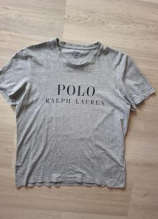 Серая футболка ralph lauren