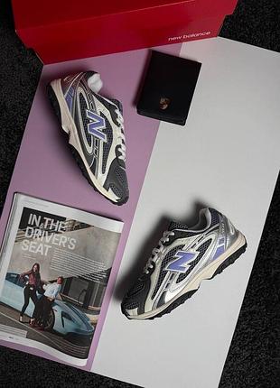New balance 204l grey white metallic