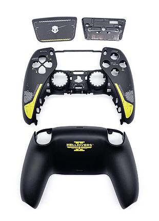 Корпус / сменная панель для ps5 dualsense helldivers 2 edition