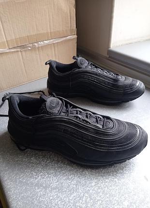 Кросівки шкіряні nike air max 97 black -49.5p