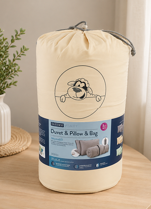 Набор dormeo vitality одеяло 200×200 + 2 подушки 50×70 + сумка. новое.