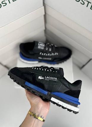 Розпродаж чоловічі кросівки lacoste elite active prm black navy