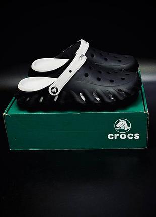 Стильні чоловічі крокс новинка серед кроксів crocs echo gum ro clog в асортименті
