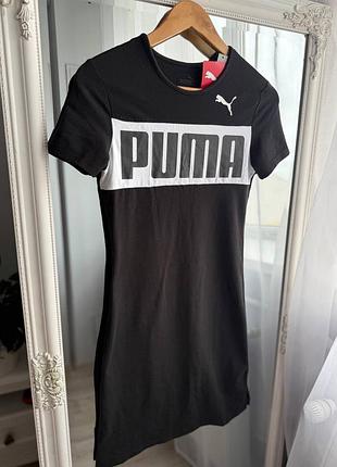 Плаття puma, красиве чорне плаття puma, стильна чорна сукня пума, красиве плаття пума, трендова сукня puma