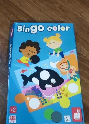 Настольная игра janod бинго изучение цветов