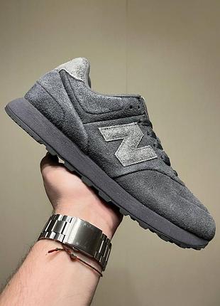 New balance 574 legacy x stone island ghost dark grey