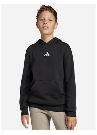 Дитяче чорне худі adidas essentials