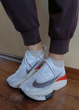 Кроссовки nike air zoom alphafly next% dd8878-101 оригинал р. 37.5 беговые
