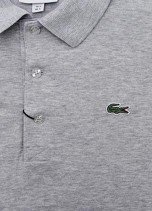 Лонгслив lacoste серый s 3