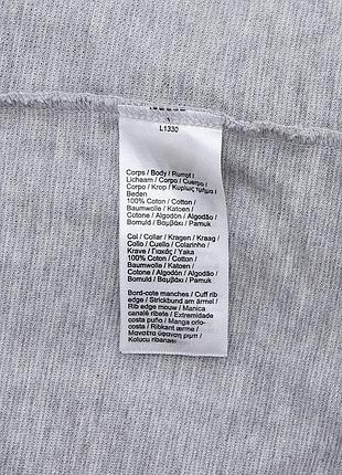 Лонгслив lacoste серый s 4