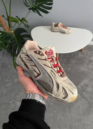 Мужские кроссовки a$ap rocky x puma inhale og distressed pack alpine snow