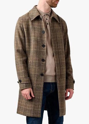 Нове стильне пальто guards london northwold check wool blend overcoat