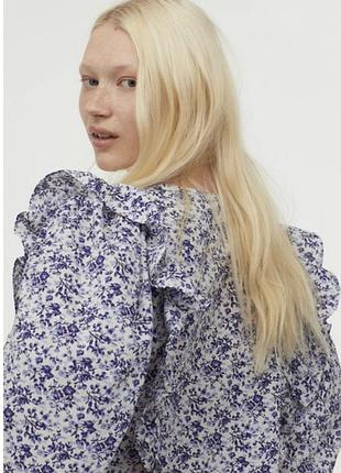 Хлопковое платье миди от h&m 4