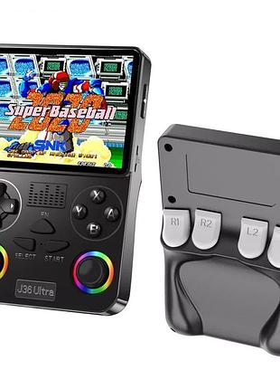 Портативная ретро игровая приставка game console j36 ultra 64gb black