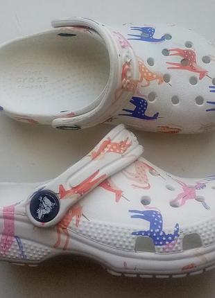 Шлепанцы кроксы для девочки crocs (оригинал)