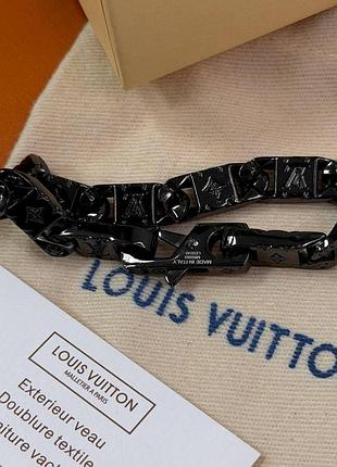 Мужской брендовый браслет lv, лв (20205) grey
