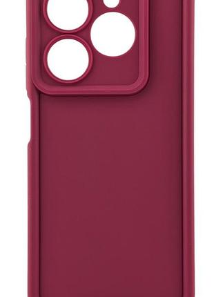 Чохол shock case для tecno spark go 2024 (bg6) бампер силіконовий колір бордовий