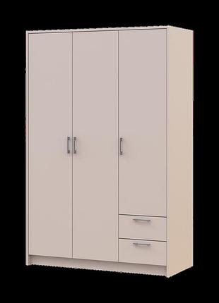 Шкаф для одежды doros ронди кашемир 3 дсп 121х52х195 (80738472)
