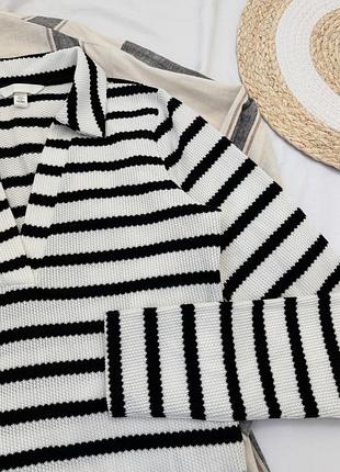 Лонгслів у смужку h&m 2