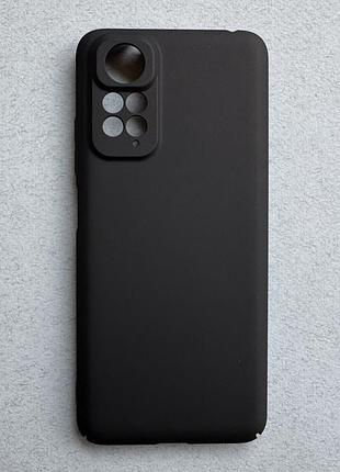 Xiaomi redmi note 11 чехол (бампер, накладка) чорний, матовий, пластик