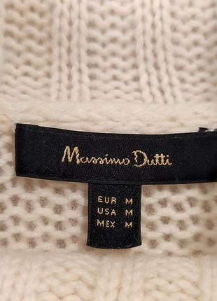 Светлый свитер от massimo dutti 10