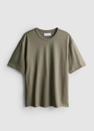 Чоловіча футболка oversize primark розмір хл хакі