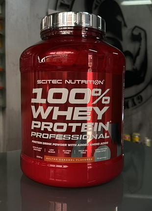 Протеин scitec nutrition 100% whey protein professional 2350 grams (salted caramel)