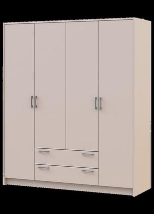 Шкаф для одежды doros ронди кашемир 4 дсп 160х52х195 (80738477)