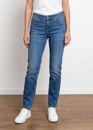 Джинсы женские marc o’polo альби premium denim прямые низкая посадка летний тонкий деним стрейч