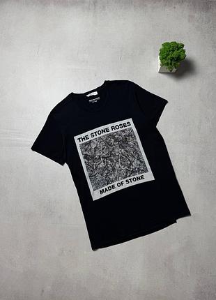 Футболка жіноча чорна sandro x the stone roses оригінал люксова