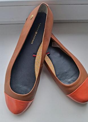 Туфли балетки натуральная кожа 40р. Tommy hilfiger