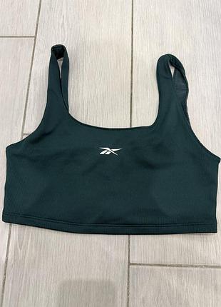 Спортивний зелений топ reebok, s