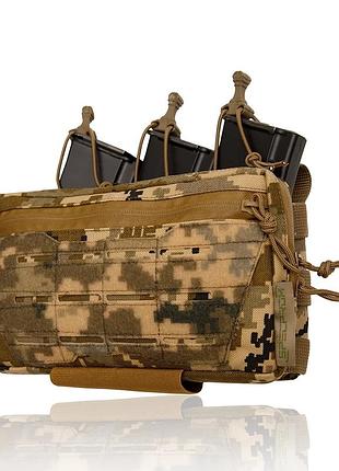 Админ-подсумок под 3 ак/ar specprom пиксель molle cordura 1000d