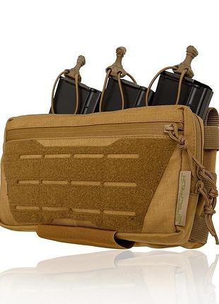 Админ-подсумок под 3 ак/ar specprom койот molle cordura 1000d