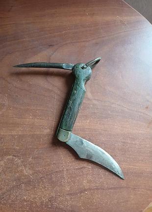 Старинный нож боцманский ,нож китобоя, морской нож. 35т