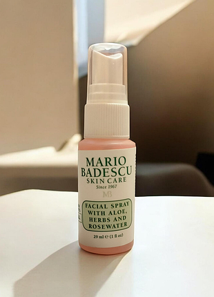 Спрей-мист для лица mario badescu facial spray aloe, herbs and rosewater 29 мл