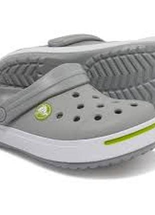 Crocs оригінал сандалі, сабо сірий колір