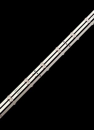Led підсвітка 40" led40500u (на цих моделях також зустрічаються планки з 12 діодів 3v 780mm) 1 планка