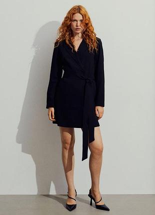 Плаття піджак чорне h&m