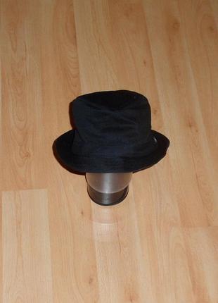Чорний класичний капелюх firetrap classic black hat polo ck boss original l-xl (57-58-59см) zara x asos