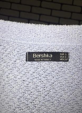 Голубая , легкая футболка bershka3 фото