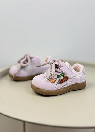 Дитячі кросівки рожеві 1765 25
