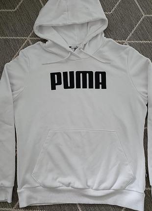 Белое худи puma 2